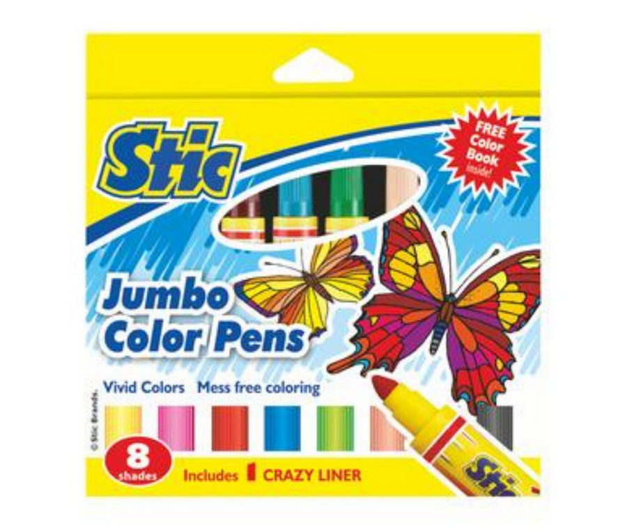 Jumbo Color Pens 24 Color Set