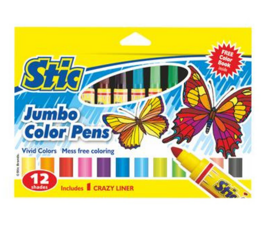 Jumbo Color Pens 24 Color Set