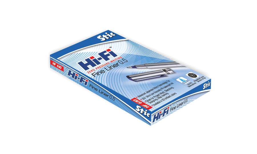 Hi Fi  Pen Regular - Pack of 10 single colours