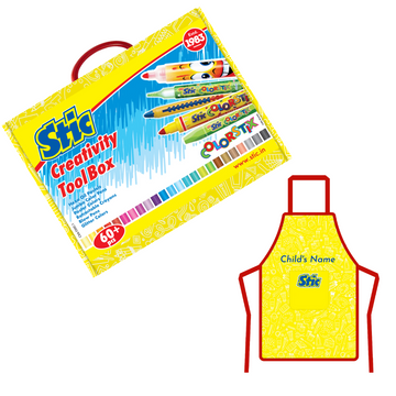 Creativity Tool Box 60 pcs (with Personalised Apron)