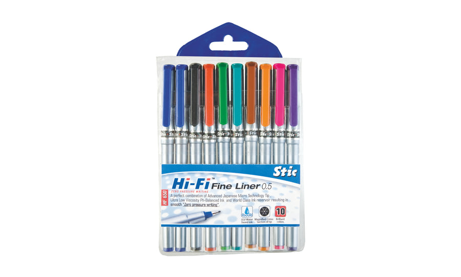 Hi Fi Pens Regular - Set of 10 colors