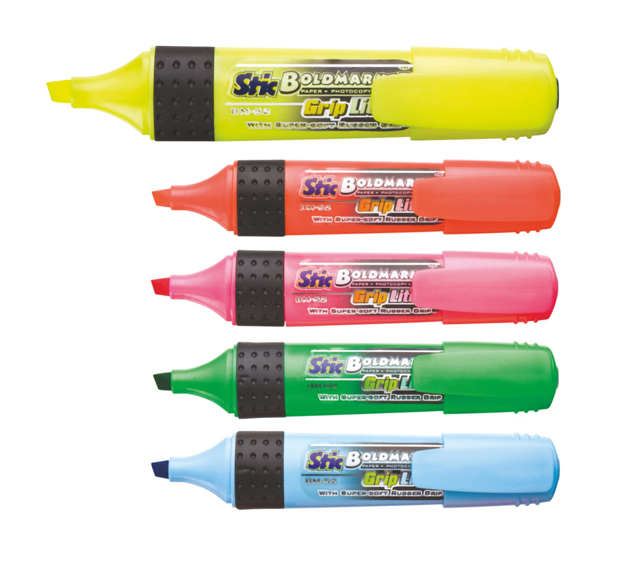 Grip Highlighter (Pack of 5)