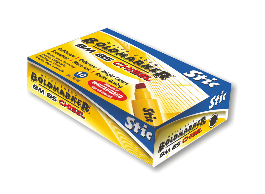 Boldmarker Water Based Chisel Tip Pen