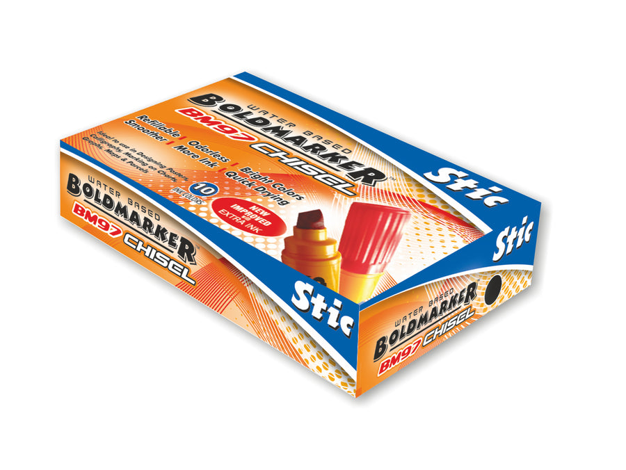 Boldmarker Water Based Chisel Tip Pen