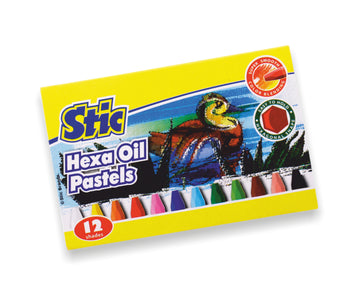 Hexa Oil Pastels 12 Shades Set