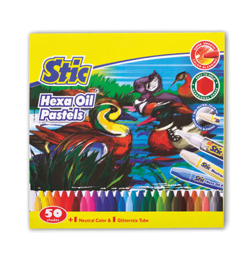 Hexa Oil Pastels 50 Shades Set