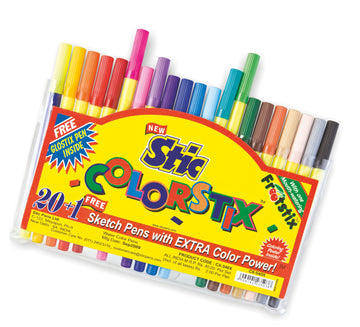Stic Colorstix Sketch Pens Pack of 12 Multicolour Online in India