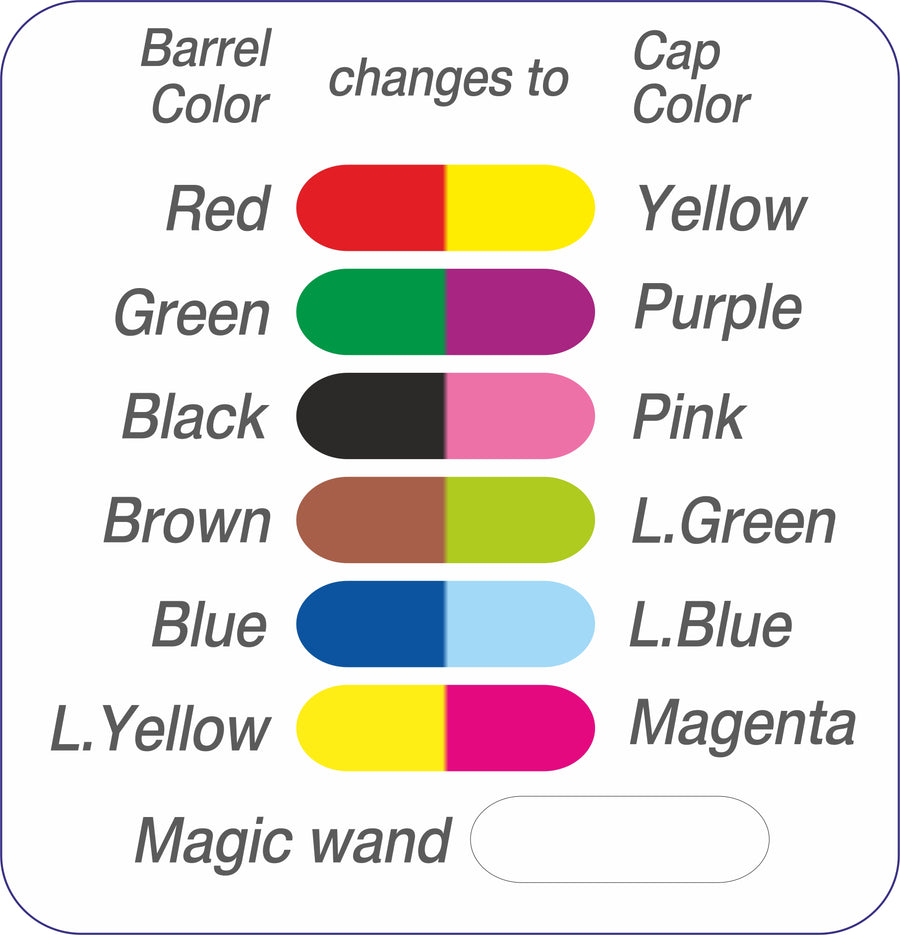 Magic Color Pips Trikstix Magic Colour Change Pens - 8 Pcs – Stic Art and Craft