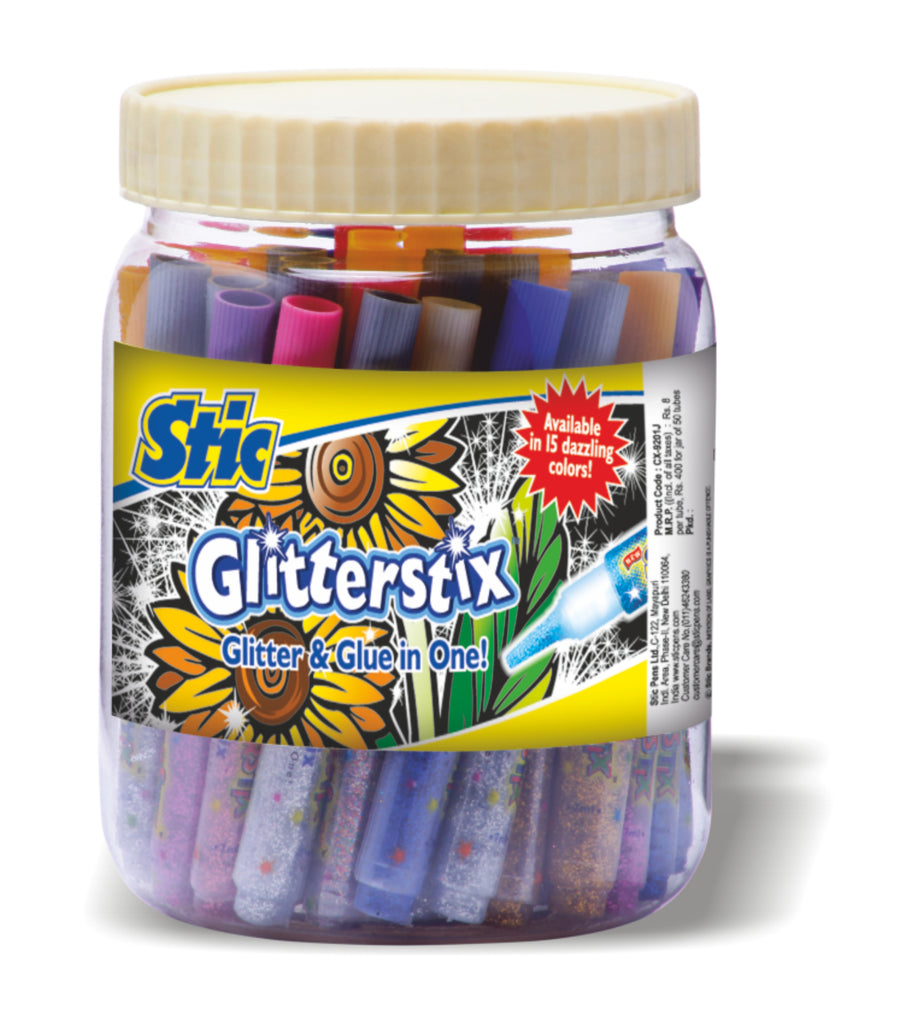 Glitterstix - Single Shade Pack of 10 Pcs - 7ml