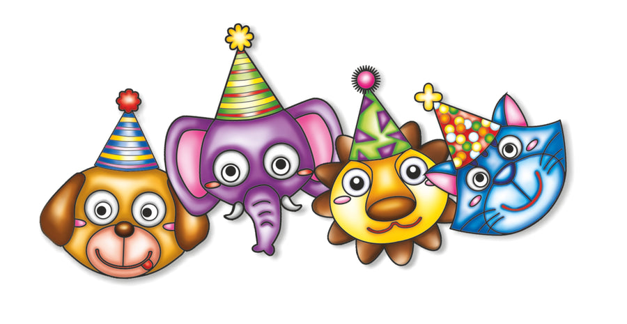 Happy B'Day Masks Set - New Pack