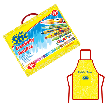 Creativity Tool Box 100 pcs (with Personalised Apron)