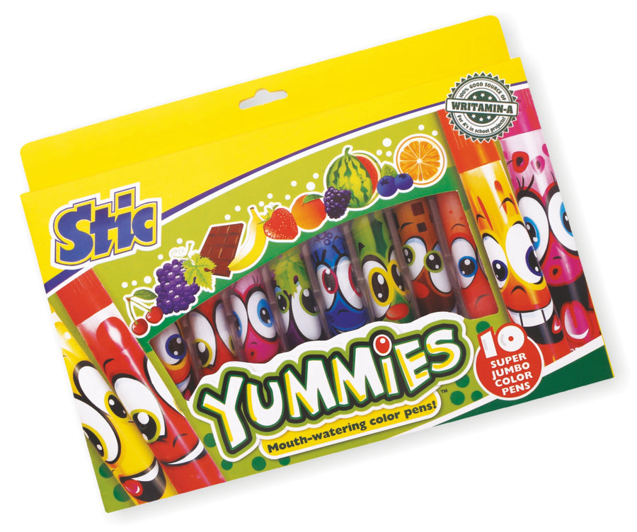 Yummies Scented Colour Pens - 10 Colors